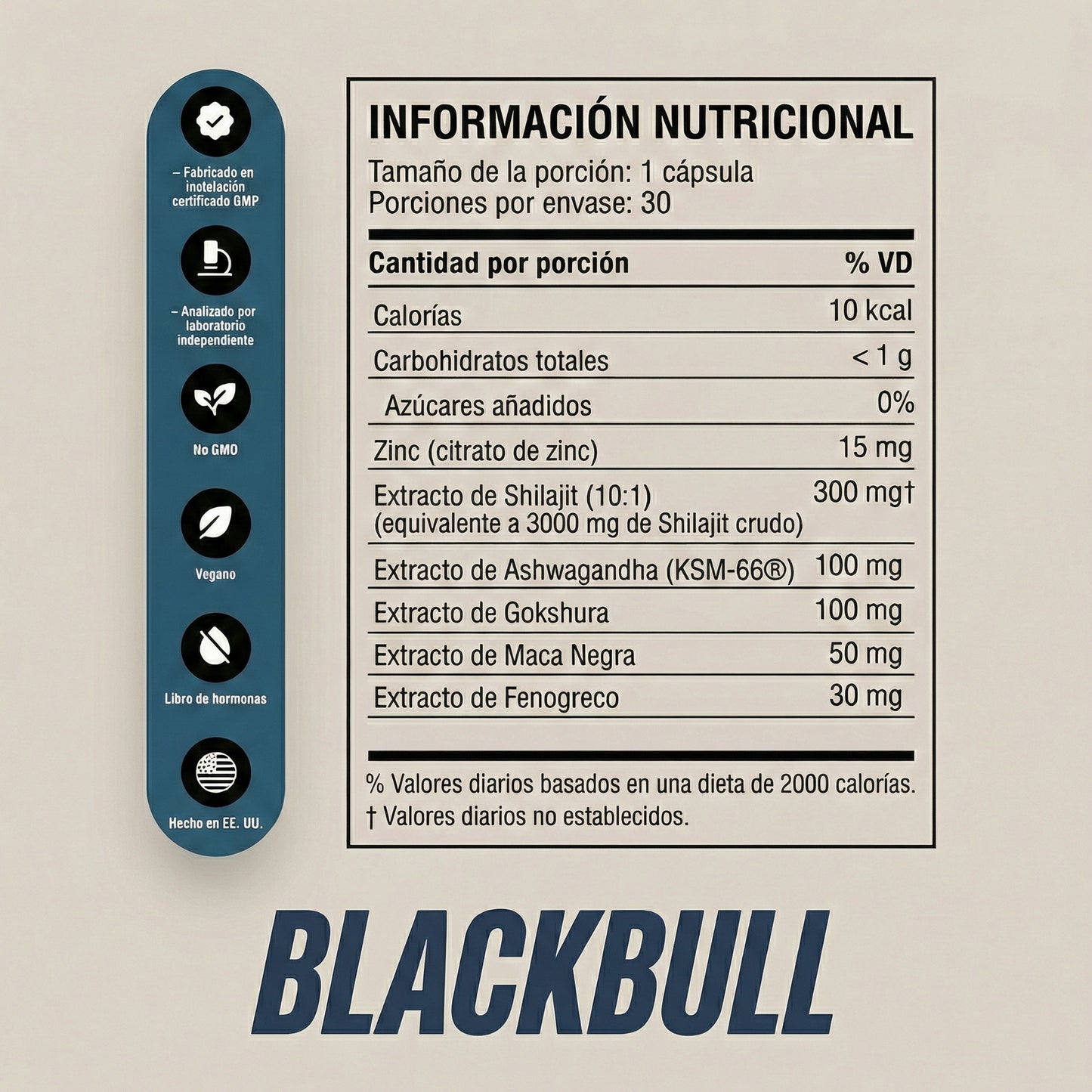 Cápsulas de Shilajit 100% Puro del Himalaya 92 Minerales