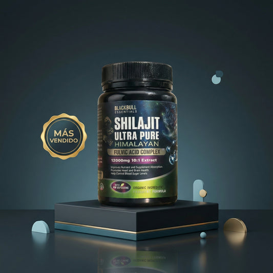 Cápsulas de Shilajit 100% Puro del Himalaya 92 Minerales