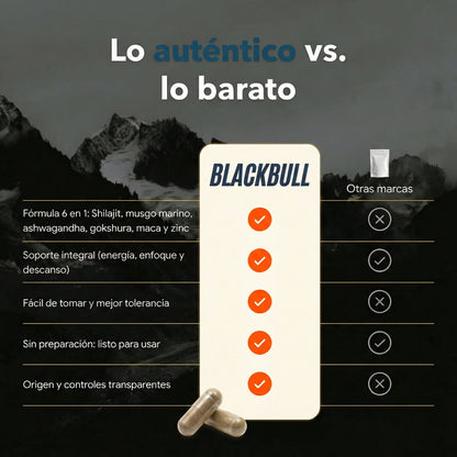 Cápsulas de Shilajit 100% Puro del Himalaya 92 Minerales